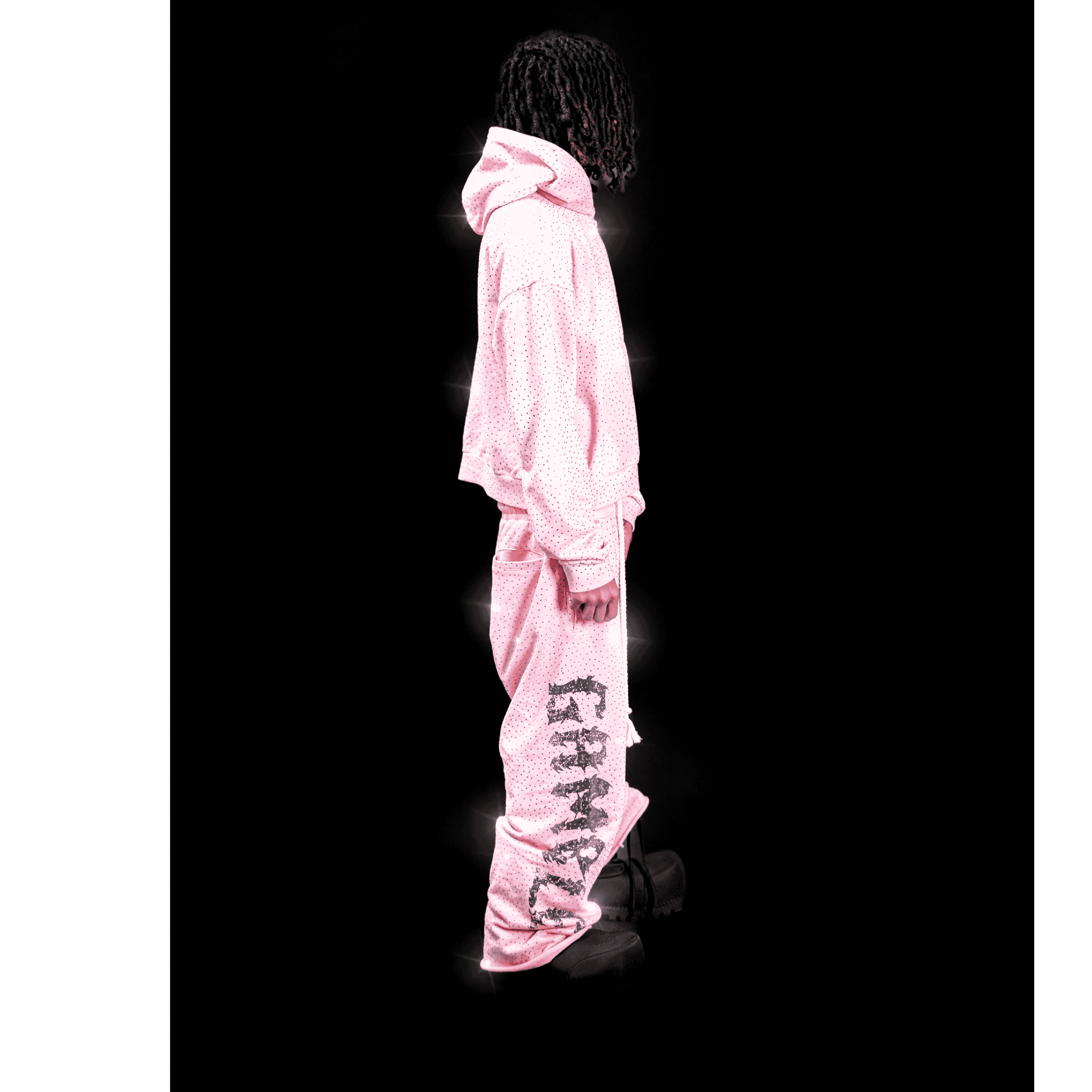 Gamble Pari ‘Rockstar’ Sweatpants (Pink)