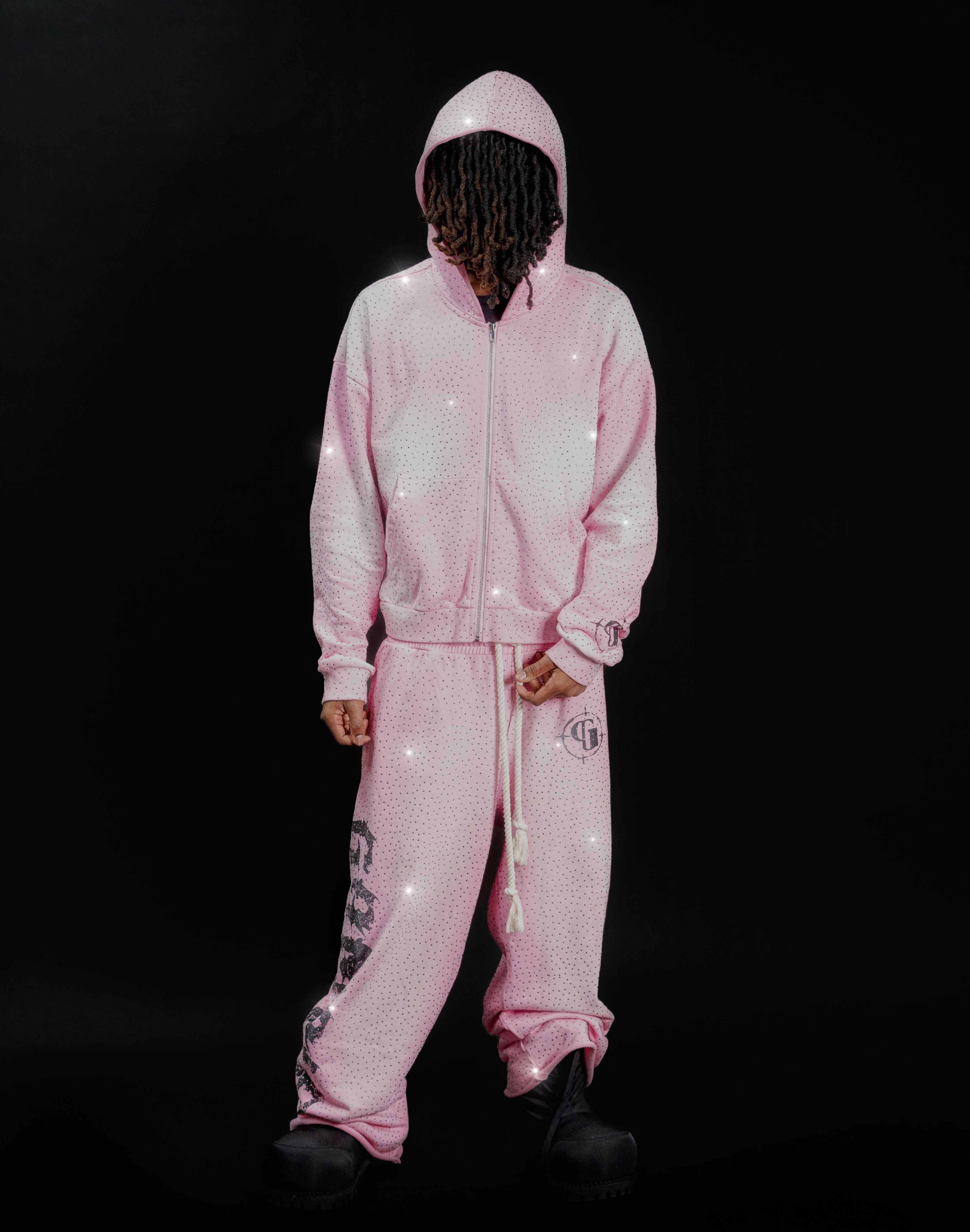 Gamble Pari 'Rockstar' Hoodie (Pink)