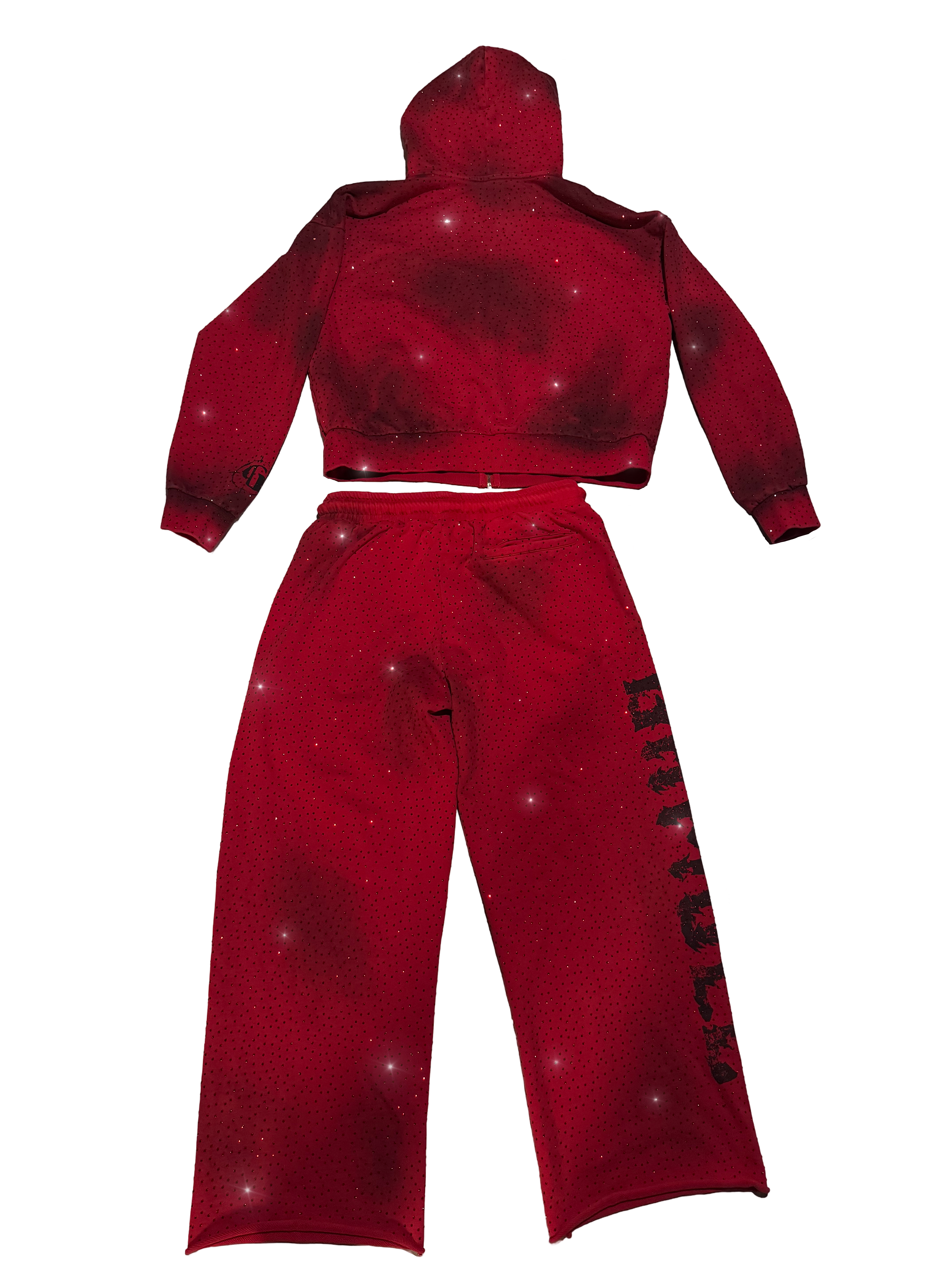 Gamble Pari 'Rockstar' Set (Red)