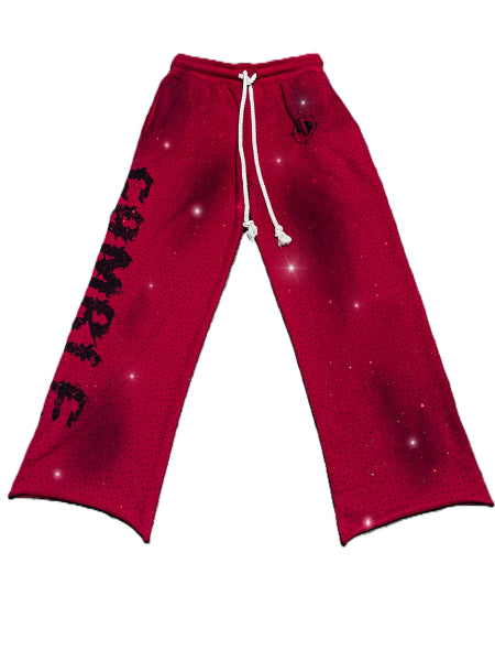 Gamble Pari ‘Rockstar’ Sweatpants (Red)